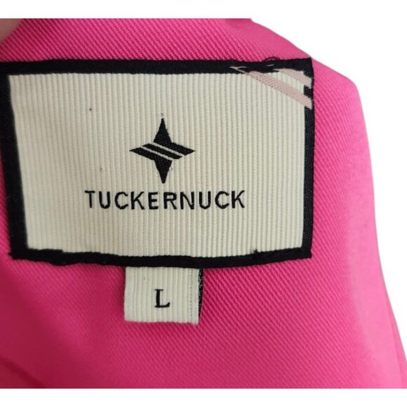 Tuckernuck Hot Pink Feather Jamie Dress Size L - Picture 9 of 16